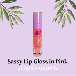 Pink Lip Gloss - Shimmer Lip Gloss - Vegan Lip Gloss - Cute Lip Gloss